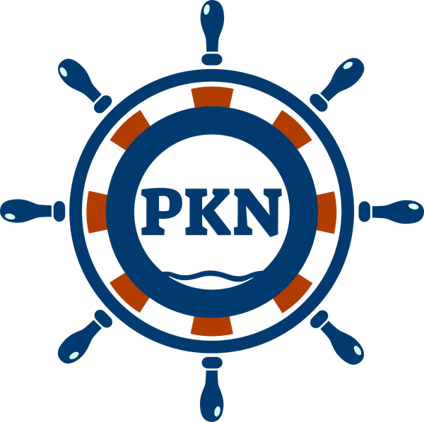Le logo de Poker Naval : une barre de navire avec les lettres PKN